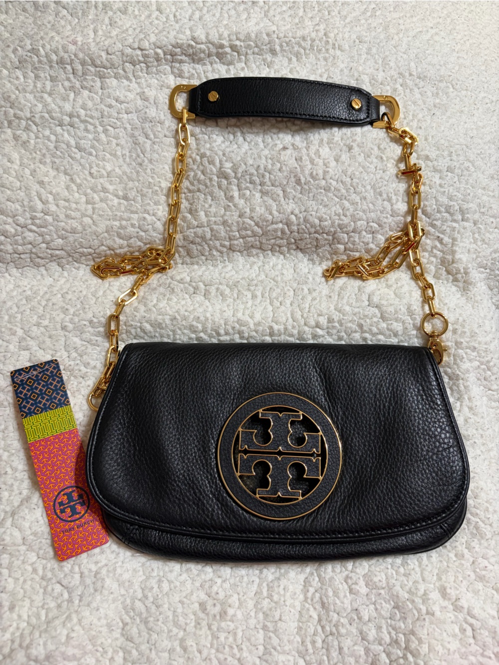 NWT Tory Burch Logo Handbag
